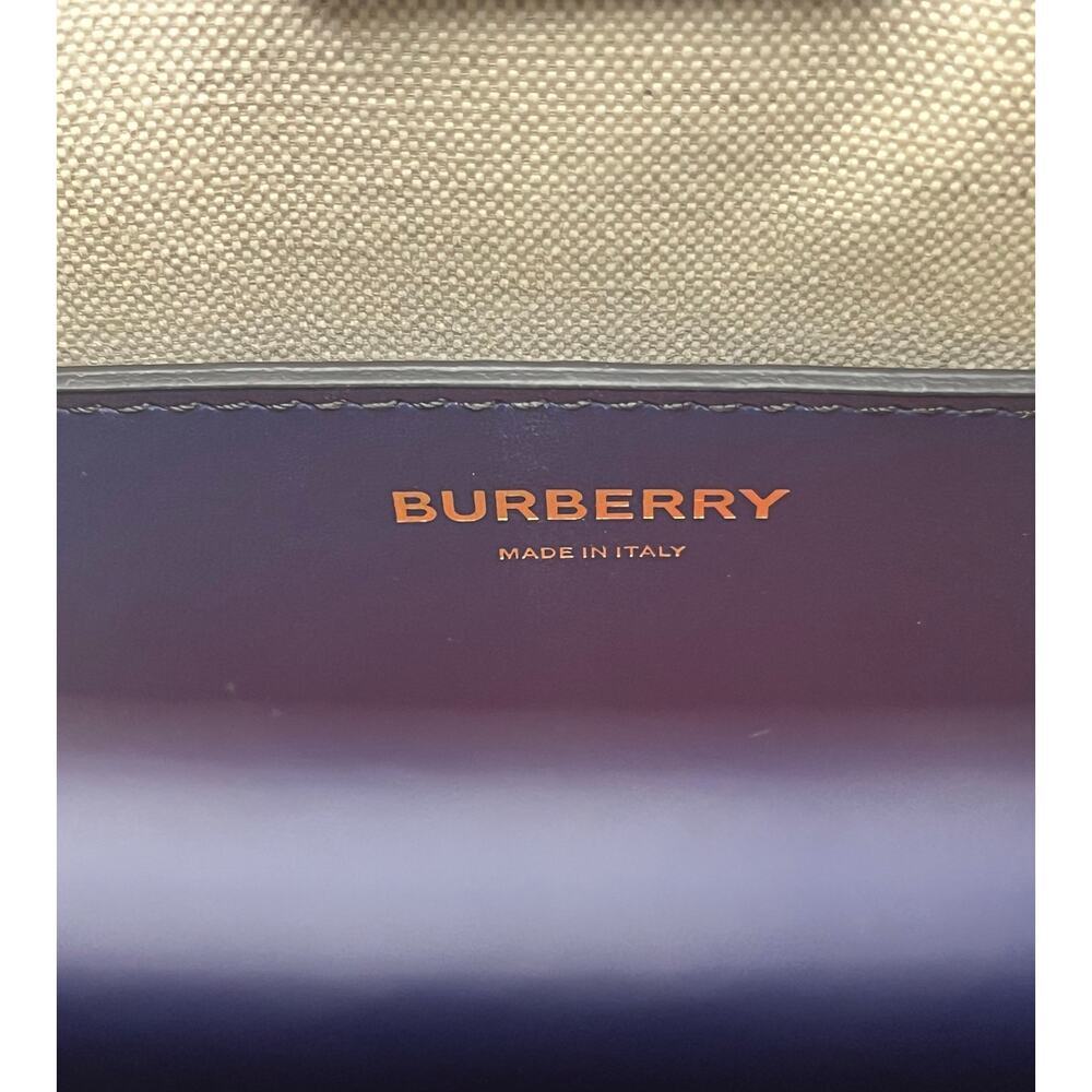 Burberry Multicolor Woven Leather Book Tote Bag - Picture 13 of 16